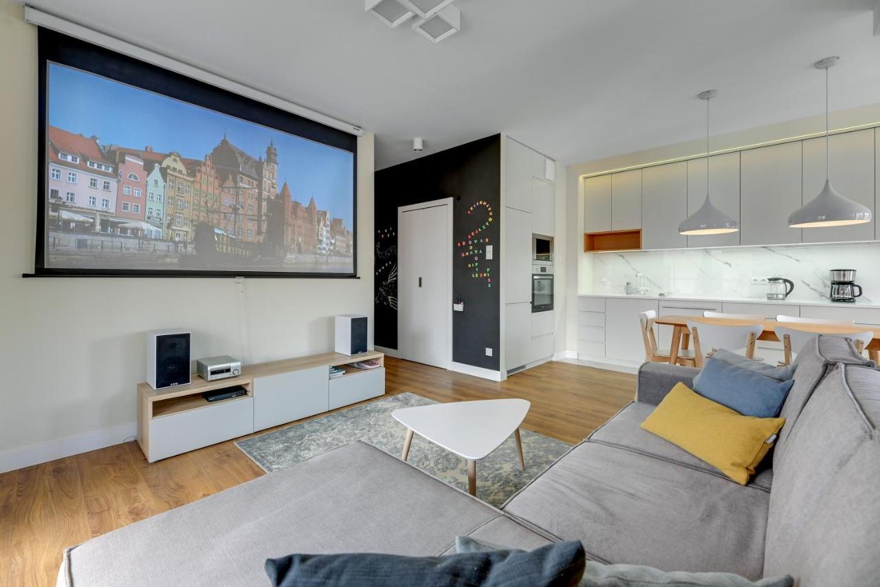 Premium Family & Business Old Town Riverside Apartment With Parking Gdańsk Eksteriør bilde